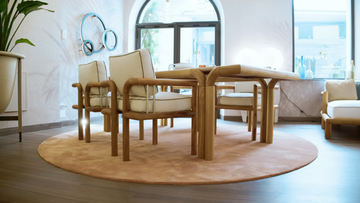 IMANE - Rectangular iroko garden table by Paolo Castelli - view 3